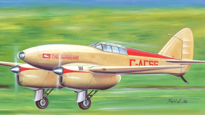 Kovozavody Prostejov KPM0104 de Havilland DH-88 Comet Prototype &amp;amp; Racers 1/72