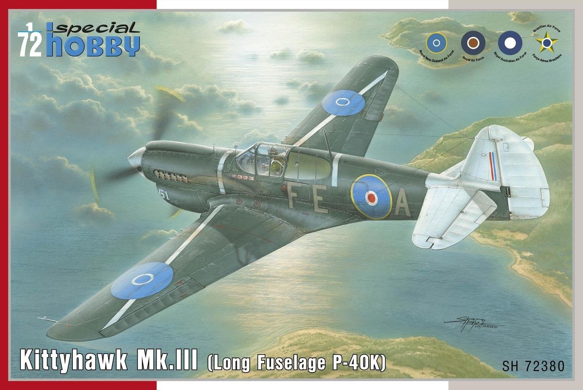 Special Hobby 72380 Kittyhawk Mk. III "P-40 K Long Fuselage" 1/72