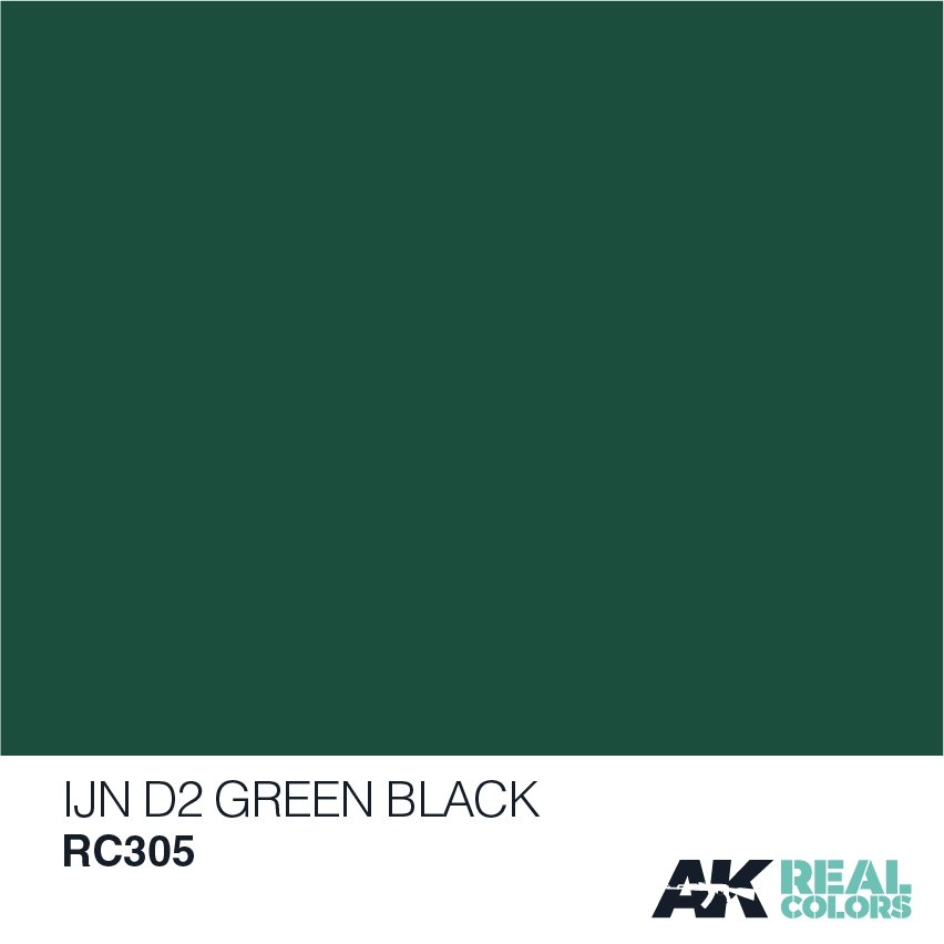 AK Interactive RC305 IJN D2 GREEN BLACK 10ML – zdjęcie 2