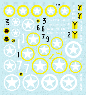 Star Decals 35-898 601st Tank Destroyer Battalion 1/35 – image 3