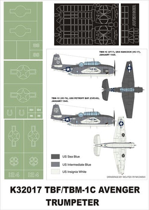 Montex K32017 TBF-1C Avenger 1/32