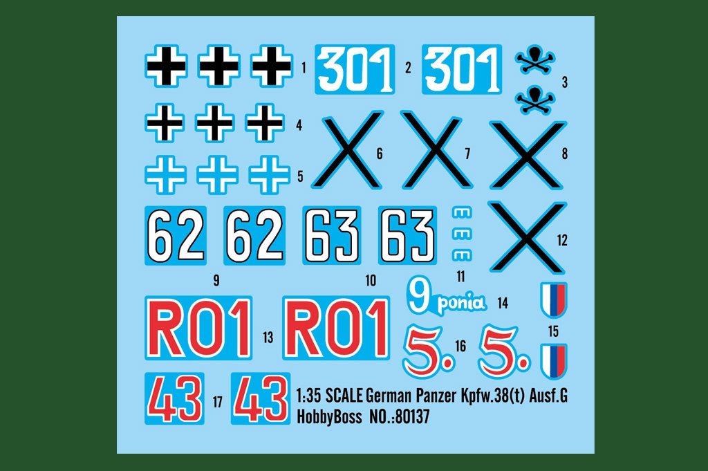 Hobby Boss 80137 German Panzer Kpfw.38(t) Ausf.G – image 3
