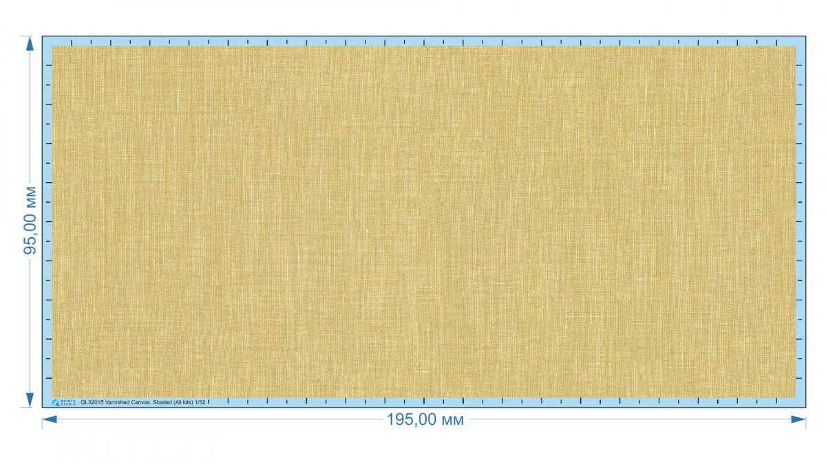 Quinta Studio QL32015 Varnished Canvas, shaded 1/32 – image 2