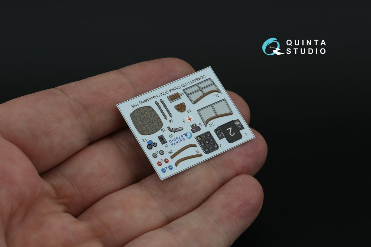 Quinta Studio QD48445 I-153 3D-Printed coloured Interior on decal paper (ICM/Hasegawa) 1/48 – zdjęcie 6