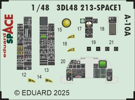 Eduard 3DL48213 A-10A SPACE GREAT WALL HOBBY 1/48 – image 3