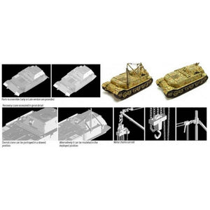 Dragon 6226 Bergepanzer Tiger (P) 1/35 – zdjęcie 2