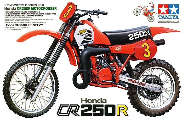 TAMIYA 14011 Honda CR250R Motocrosser 1/12