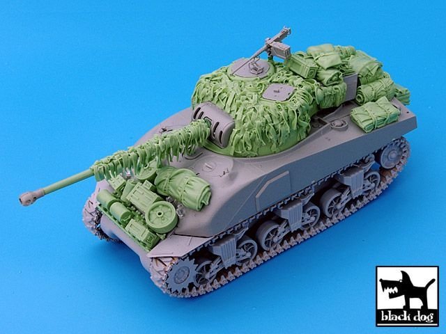 Black Dog T35028 British Sherman Firefly hessian tape camo net 1/35 – zdjęcie 5