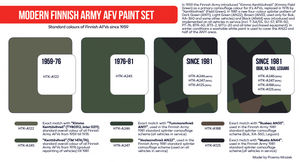 Hataka HTK-AS65 Modern Finnish Army AFV paint set (6x17ml) – zdjęcie 3