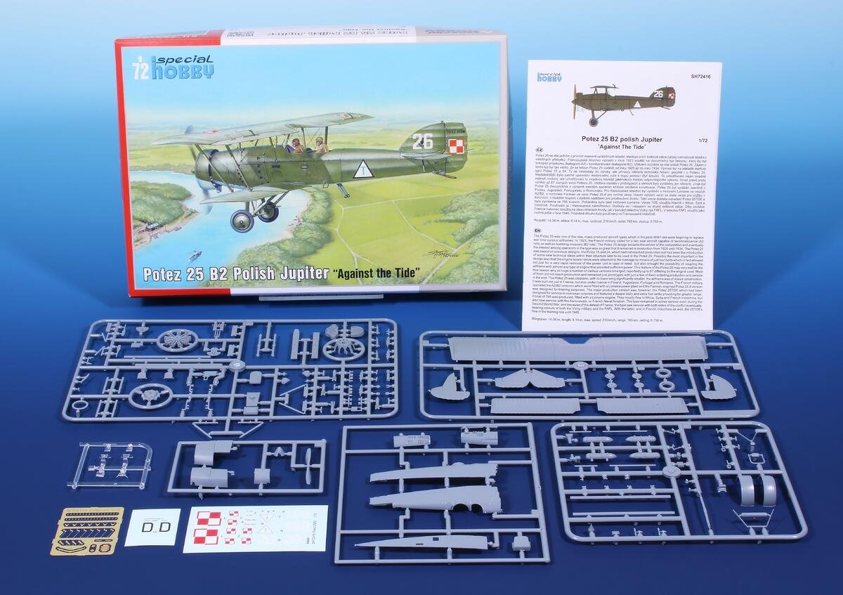 Special Hobby 72416 Potez 25 B2 Polish Jupiter &amp;quot;Against the Tide&amp;quot; 1/72 – zdjęcie 2
