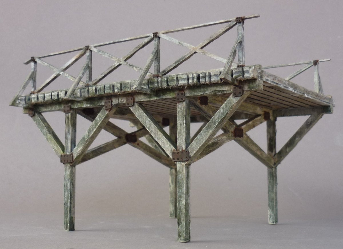 RT-Diorama 35546 Wooden bridge 1/35 – zdjęcie 3