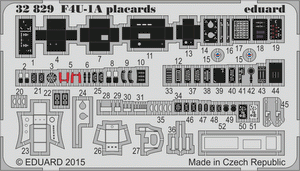 Eduard 32829 F4U-1A placards 1/32 Tamiya