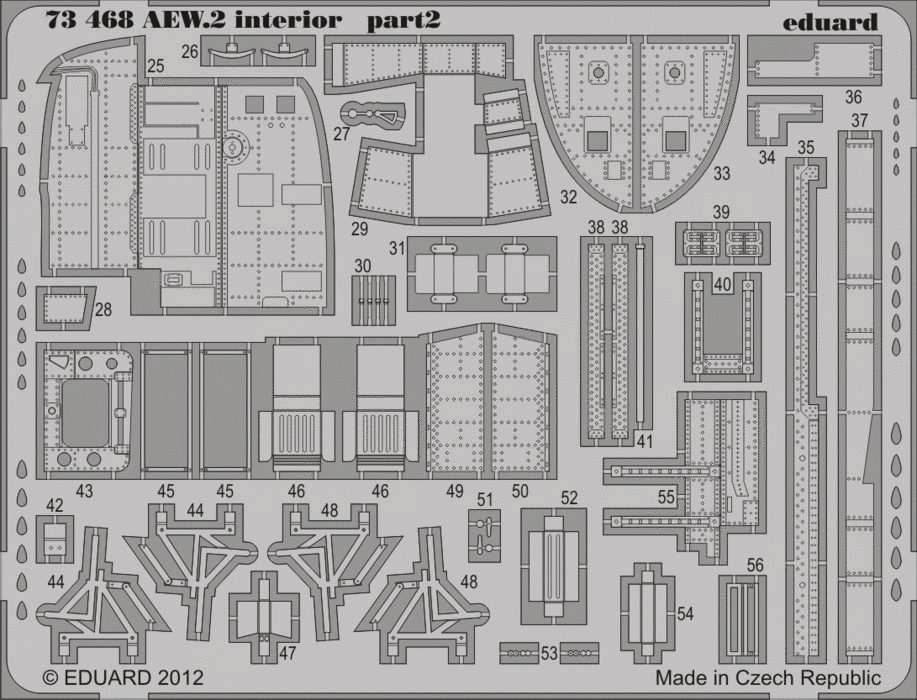 Eduard 73468 Sea King AEW.2 interior S. A. 1/72 CYBER HOBBY – zdjęcie 3
