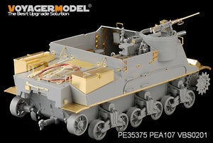 Maquette Voyager PE35375 Fusil américain M7 Priest de la Seconde Guerre mondiale (production intermédiaire) avec étui à munitions et ensemble téléphonique pour DRAGON 6637 au 1/35 – image 10