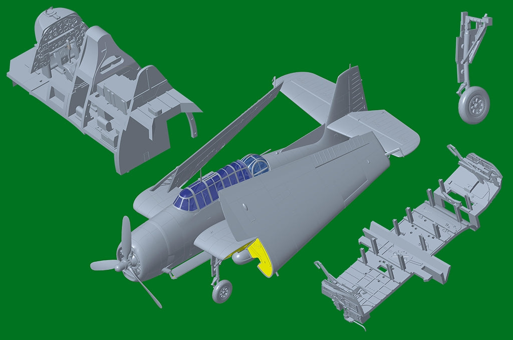 Hobby Boss 87274 TBM-3 Avenger 1/72 – zdjęcie 9