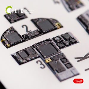 KELIK K48065 F-18C HORNET INTERIOR 3D DECALS FOR HASEGAWA KIT 1/48 – zdjęcie 7