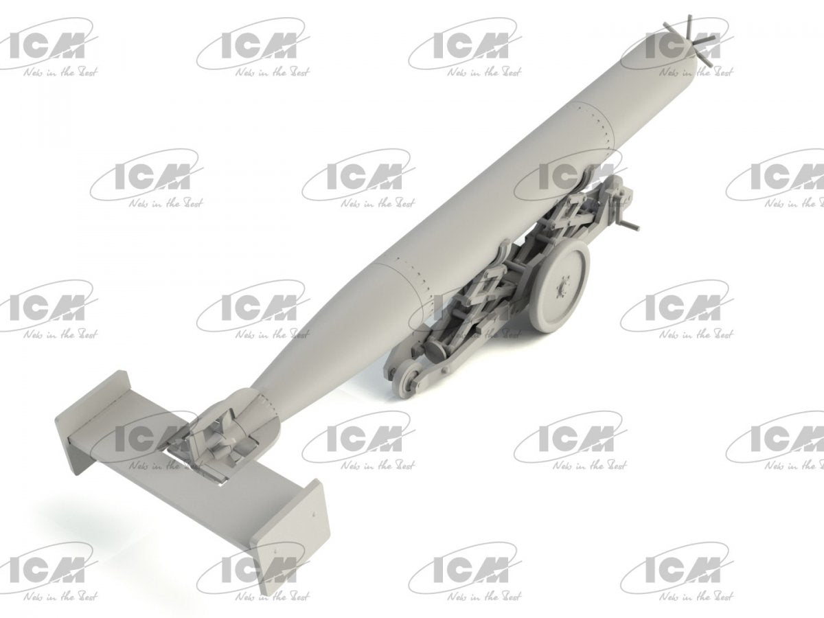 ICM 48405 WWII British Torpedo Trailer 1/48 – image 3