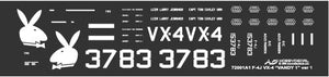 HobbyDecal AL72001V1 F-4J VX-4 Vandy1 Black Bunny October 1972 1/72 – zdjęcie 3