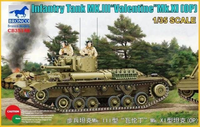 Bronco CB35146 Infantry Tank Mk.III Valentine Mk. XI (OP) 1/35