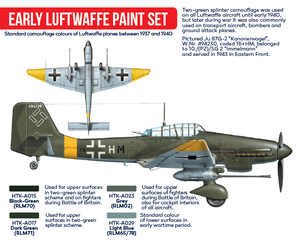 Hataka HTK-AS02 Early Luftwaffe paint set 4x17ml – zdjęcie 2
