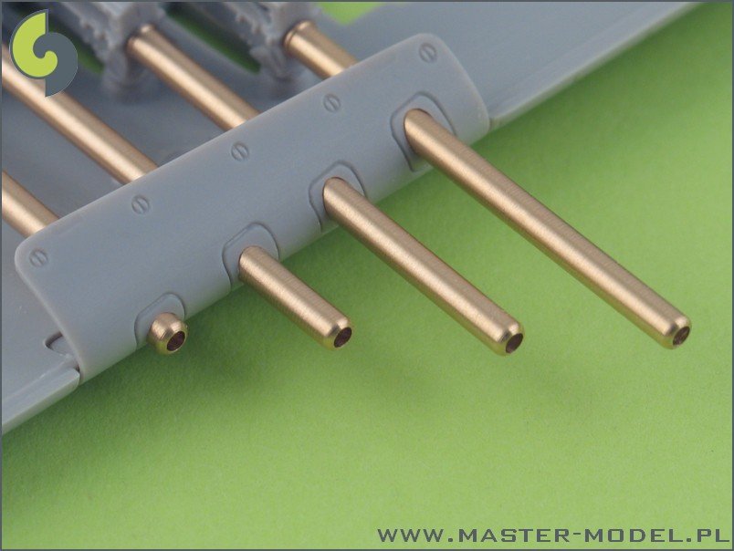 Master AM-32-004 P-47 Thunderbolt .50 Browning M2 barrels (8pcs) 1/32 – image 2