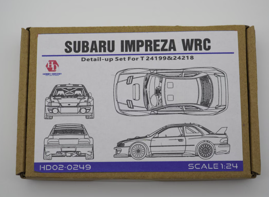 Hobby Design HD02-0249 Photoetch Detail-Up Set for Subaru Impreza WRC 98 Tamiya 1/24 – zdjęcie 2