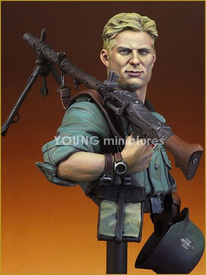 Young Miniatures YM1829 GERMANMG34 GUNNER 1941 1/10 – zdjęcie 9