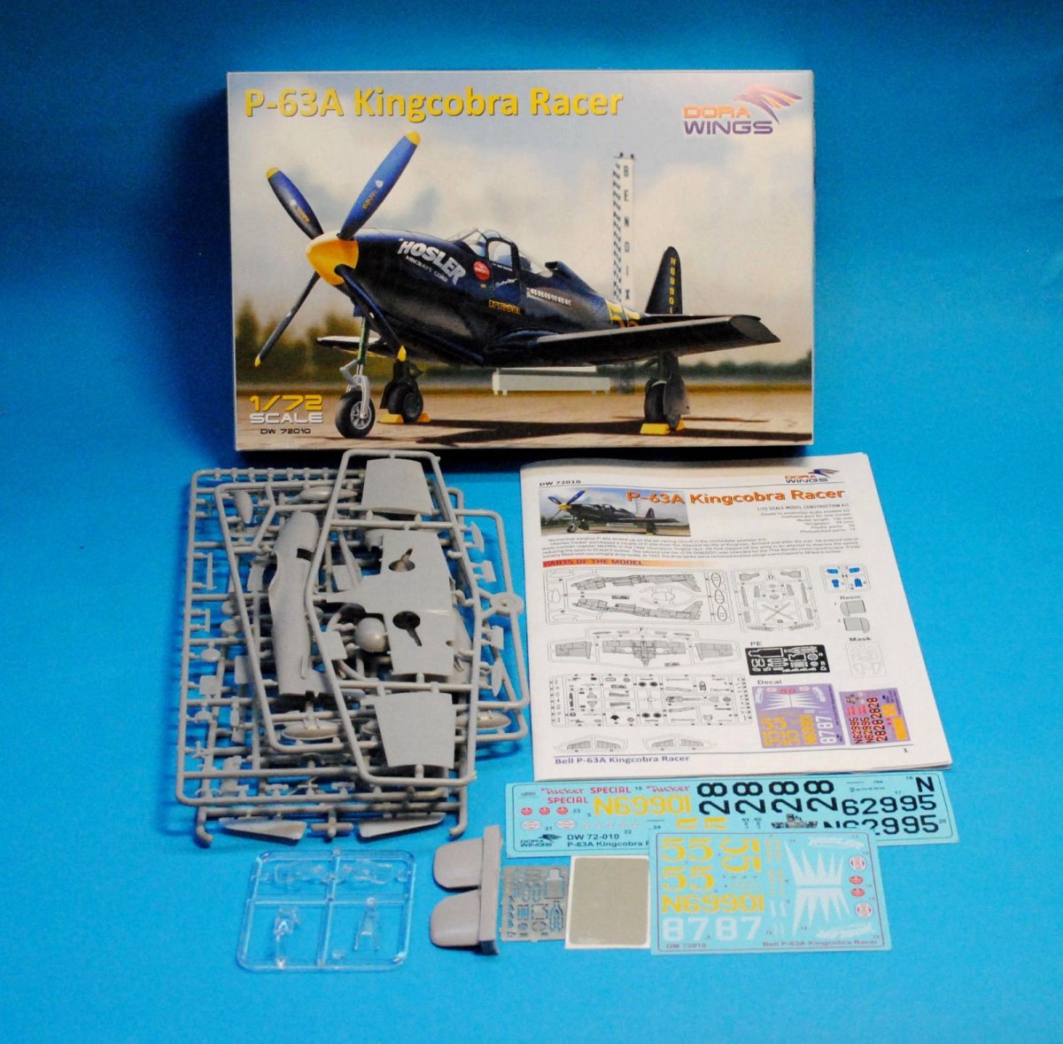 Dora Wings 72010 P-63A Kingcobra Racer 1/72 – image 3