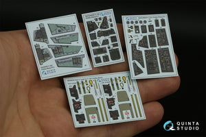 Quinta Studio QD48405 F-14D 3D-Printed &amp;amp; coloured Interior on decal paper (Hobby Boss) 1/48 – zdjęcie 3