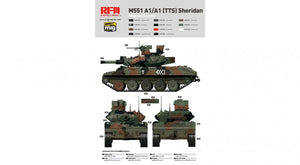 Rye Field Model 5020 M551A1/ A1TTS SHERIDAN 1/35 – zdjęcie 2