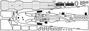 Pontos 20002WD1 USS BB-63 Missouri 1945 Wooden Deck set (Teak Tone) 1/200 – zdjęcie 4
