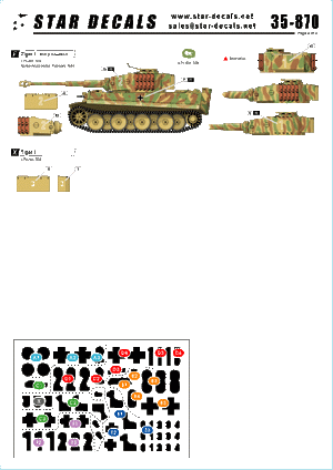 Star Decals 35-870 German Tanks in Italy 1 1/35 – zdjęcie 2