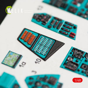 KELIK K48024 MI-24P INTERIOR 3D DECALS FOR ZVEZDA KIT 1/48 – image 6