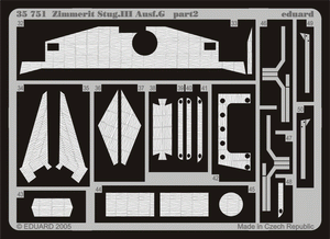 Eduard 35751 Zimmerit StuG. III Ausf. G 1/35 Dragon – zdjęcie 2