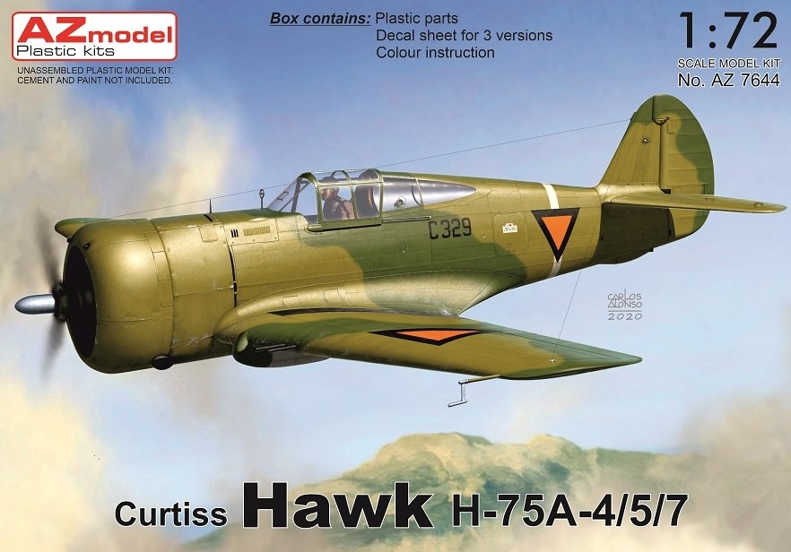 AZ Model AZ7644 Curtiss Hawk H-75A-4/5/7 1/72