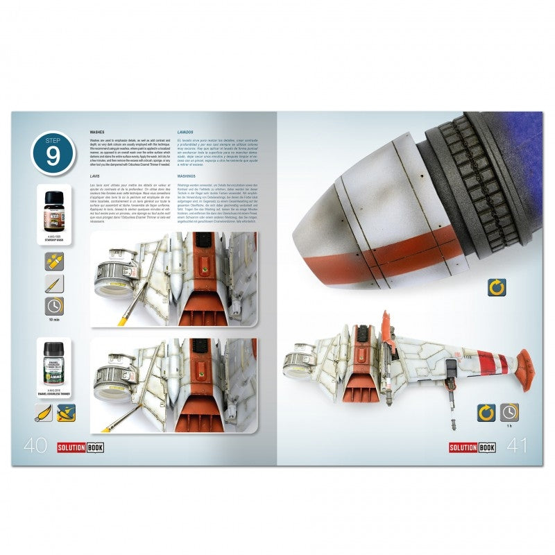 Ammo of Mig 6533 SOLUTION BOOK 28 - How to Paint Rebel Galactic Starships (Multilingual Book) – image 8