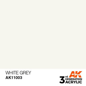 AK Interactive AK11003 White Gray 17ml