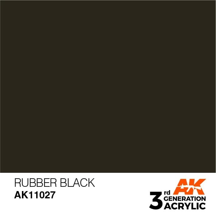 AK Interactive AK11027 Rubber Black 17ml – Bild 2