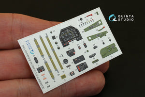 Quinta Studio QD48069 P-51D (Late) 3D-Printed &amp;amp; coloured Interior on decal paper (for Eduard kit) 1/48 – Bild 3