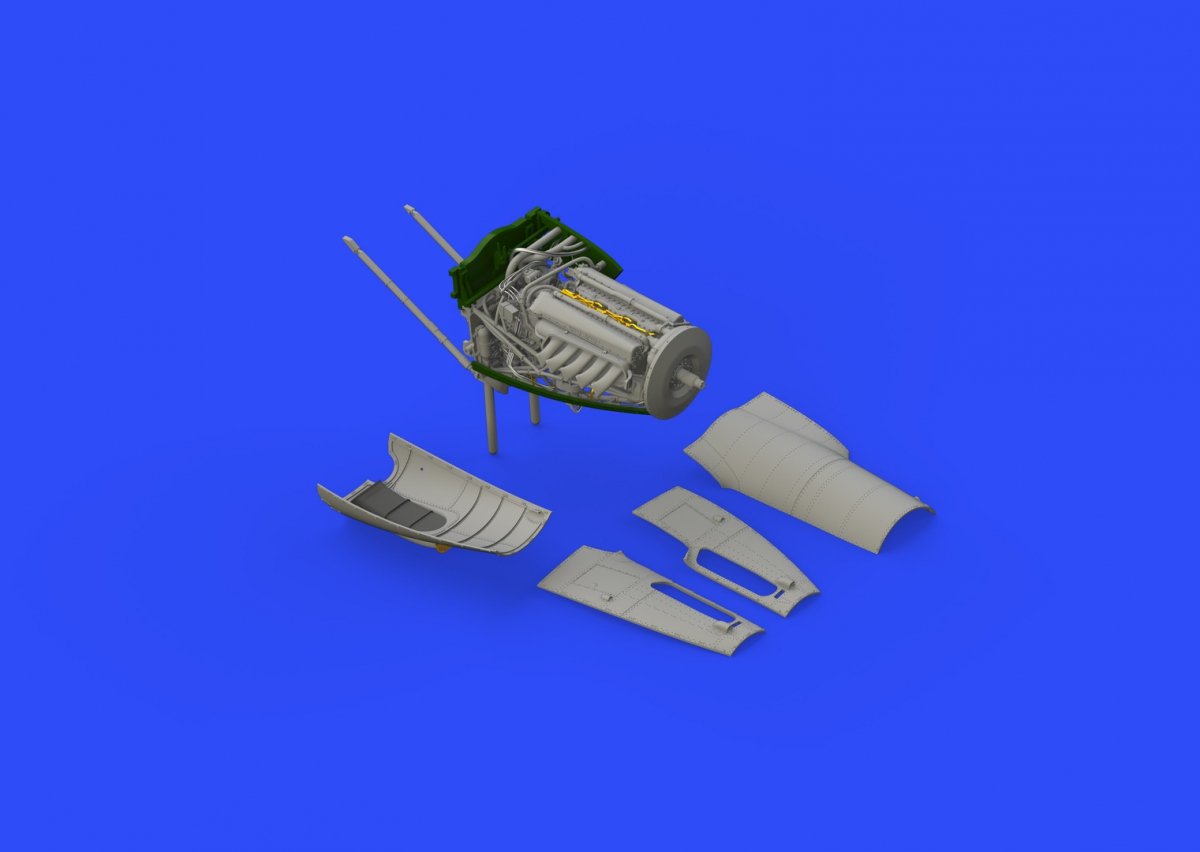 Eduard 632091 Mosquito FB Mk. VI right engine TAMIYA 1/32 – zdjęcie 5