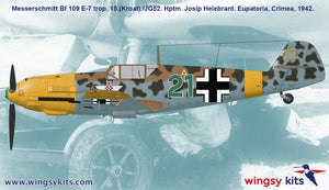 Wingsy Kits D5-11 German WWII Fighter MESSERSCHMITT Bf 109 E-7 1/48 – zdjęcie 5