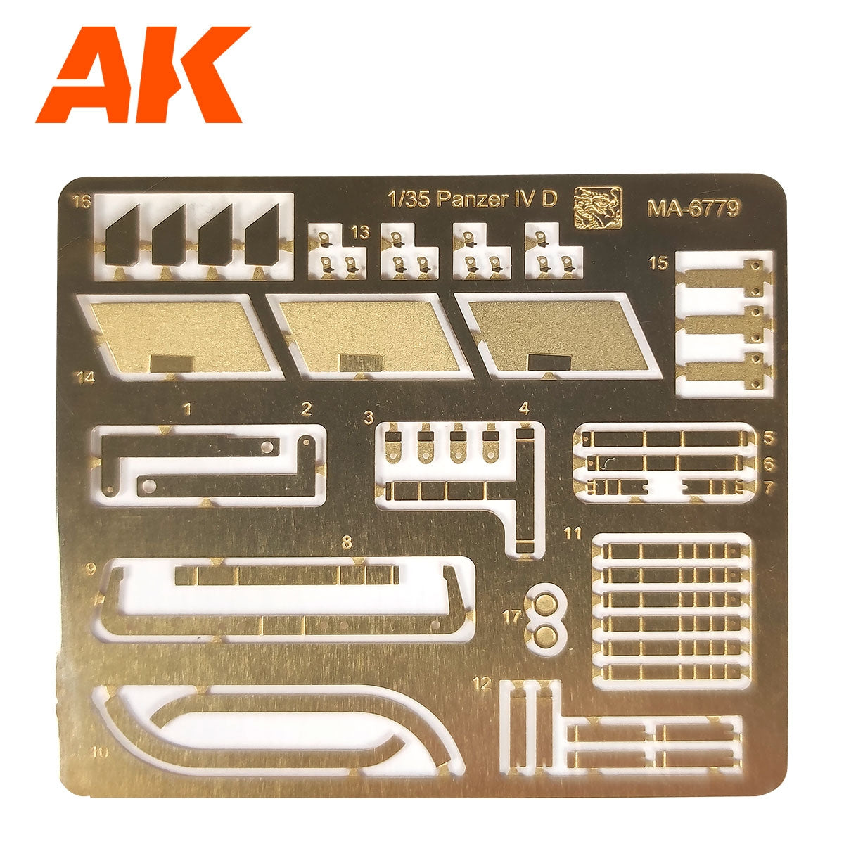 AK Interactive AK35504-B PZ.KPFW.IV AUSF.D AFRIKA KORPS + 5 FIGURES GERMAN TANK CREW AFRIKA KORPS 1/35 – zdjęcie 5