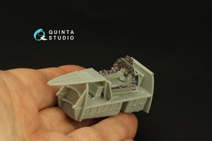 Quinta Studio QD48376 Ta 152H 3D-Printed &amp;amp; coloured Interior on decal paper (Zoukei Mura) 1/48 – immagine 9