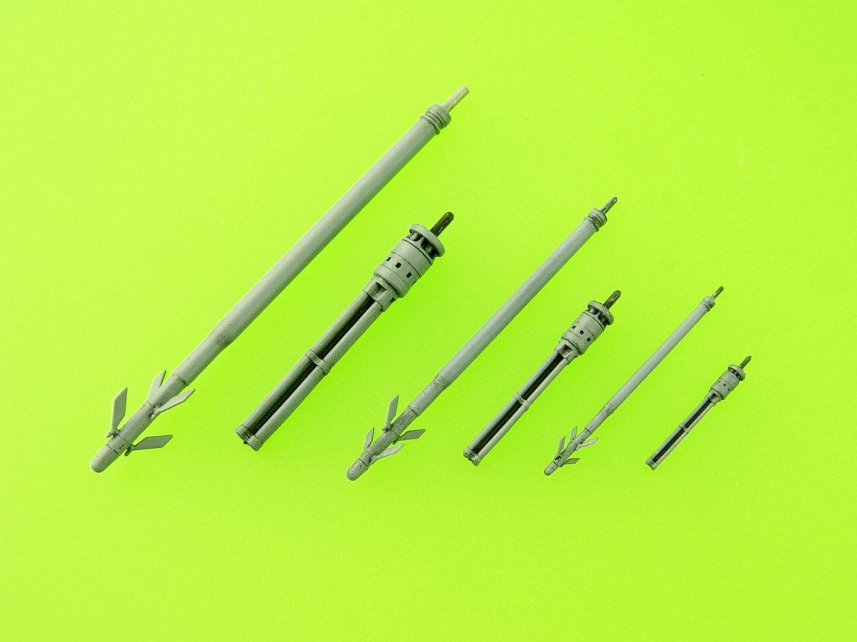 Master AM-48-126 Mi-24 (Hind D/E) - JakB-12.7 machine gun barrel and DUAS probe (metal and resin parts) 1/48 – zdjęcie 13