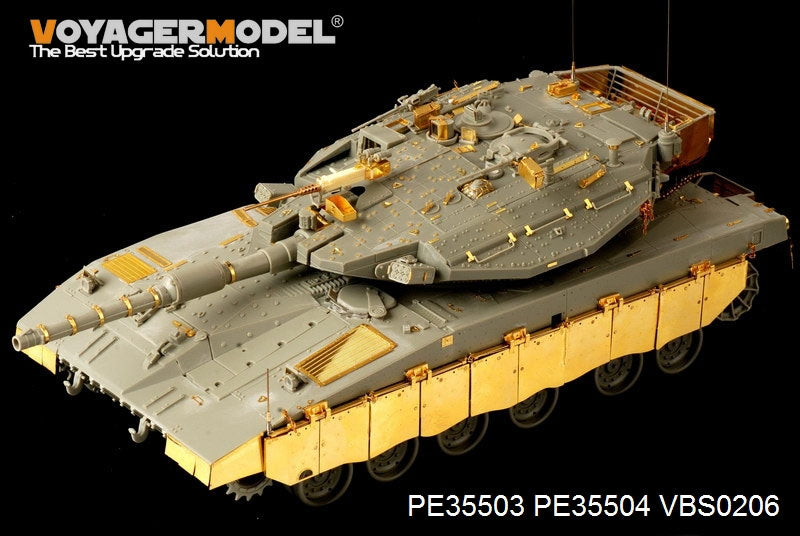 Voyager Model PE35504 IDF Merkava Mk.3D MBT side skirts For MENG TS-001 1/35 – zdjęcie 2
