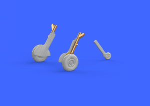 Eduard 672138 Spitfire Mk. IX legs BRONZE w/ 4 spoke wheels, pattern EDUARD 1/72 – zdjęcie 3