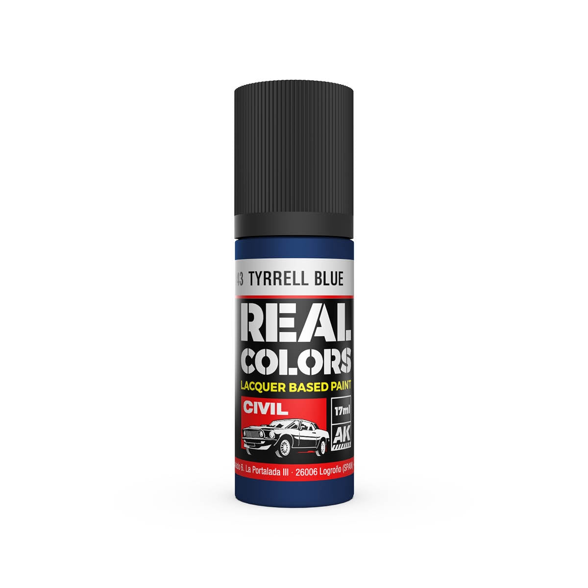 AK Interactive RC843 Tyrrell Blue 17 ml – zdjęcie 2