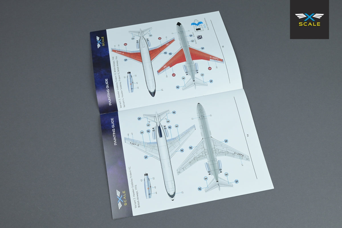 X-Scale 144003 Airliner HS-121 Trident 1C 1/144 – zdjęcie 6
