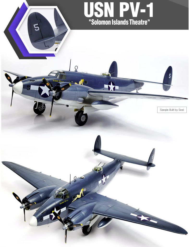 Academy 12347 USN PV-1 &amp;quot;Solomon Islands Theatre&amp;quot; 1/48 – zdjęcie 5