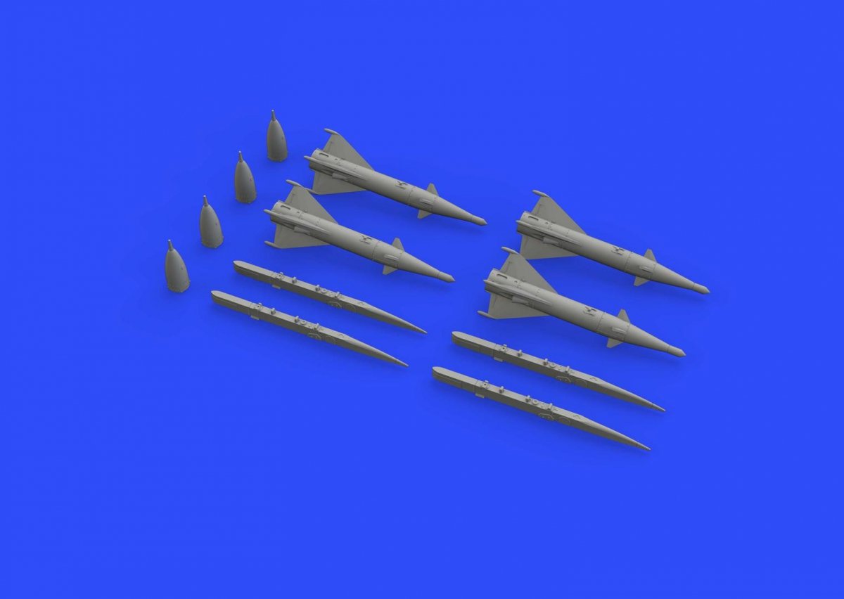 Eduard 672191 RS-2US missiles for MiG-21 EDUARD 1/72 – image 3